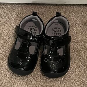 Stride Rite 360 Cheyenne Mary Jane Black Toddler size 6W